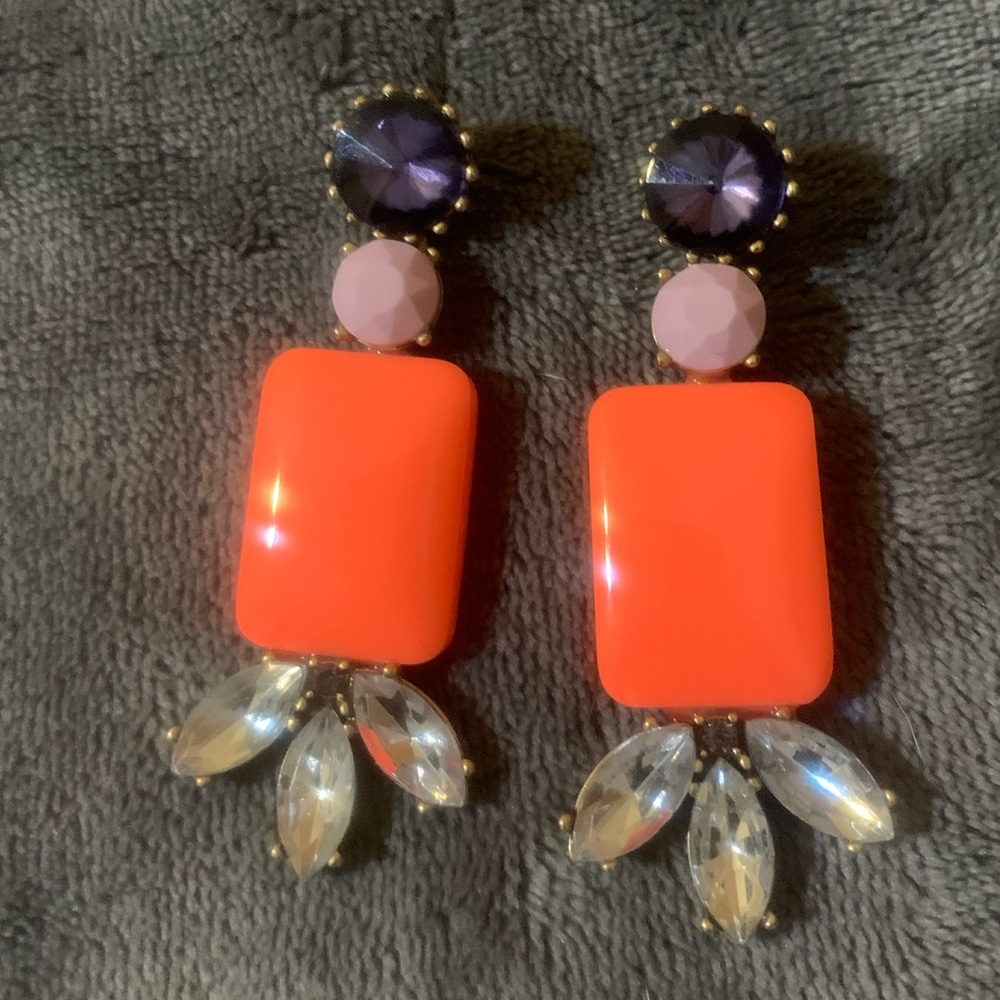J. Crew statement earrings